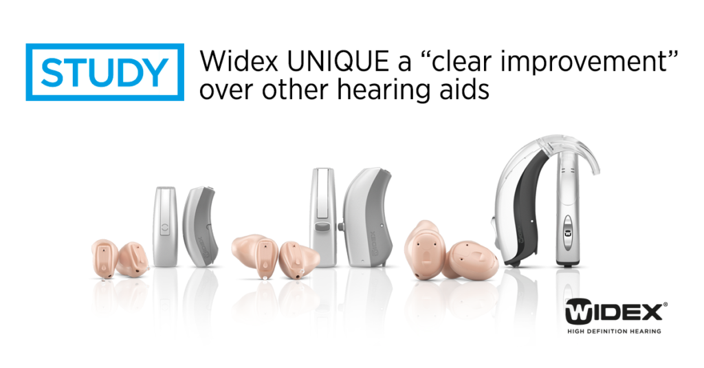 Study: Widex UNIQUE a "clear improvement" over other hearing aids